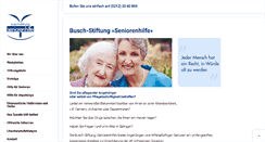 Desktop Screenshot of busch-stiftung.de