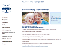 Tablet Screenshot of busch-stiftung.de